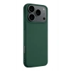 Mey İthalat®   iPhone 17 Pro Max Nano içi Kadife Silikon - Koyu Yeşil
