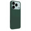 Mey İthalat®   iPhone 17 Pro Nano içi Kadife Silikon - Koyu Yeşil