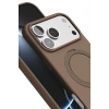 Mey İthalat®   iPhone 17 Pro Regal Magsafe Standlı Kapak - Çöl Titanyum