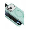 Mey İthalat®   iPhone 17 Pro Regal Magsafe Standlı Kapak - Su Yeşili