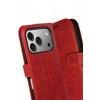 Mey İthalat®   iPhone 17 Pro Trend S Plus Kapaklı Kılıf - Kırmızı