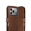 Mey İthalat®   iPhone 17 Pro Trend S Plus Kapaklı Kılıf - Taba