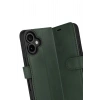 Mey İthalat®   iPhone 17 Trend S Plus Kapaklı Kılıf - Yeşil