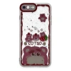 Mey İthalat®  iPhone 7 Kılıf Sweet Desenli Silikon Kapak - Pembe