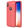 Mey İthalat®   iPhone X Kılıf Auto Focus Kapak - Kırmızı