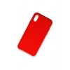 Mey İthalat®  iPhone X Kılıf Lansman Legant Silikon - Kırmızı
