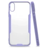 Mey İthalat®  iPhone X Kılıf Platin Silikon - Lila
