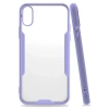 Mey İthalat®  iPhone X Kılıf Platin Silikon - Lila