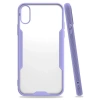Mey İthalat®  iPhone X Kılıf Platin Silikon - Lila