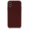 Mey İthalat®  iPhone XS Max Kılıf Lansman Legant Silikon - Bordo