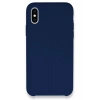 Mey İthalat®  iPhone XS Max Kılıf Lansman Legant Silikon - Lacivert