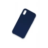 Mey İthalat®  iPhone XS Max Kılıf Lansman Legant Silikon - Lacivert