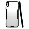 Mey İthalat®  iPhone XS Max Kılıf Platin Silikon - Siyah