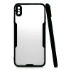 Mey İthalat®  iPhone XS Max Kılıf Platin Silikon - Siyah