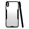 Mey İthalat®  iPhone XS Max Kılıf Platin Silikon - Siyah