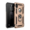 Mey İthalat®  iPhone XS Max Kılıf Sofya Yüzüklü Silikon Kapak - Gold