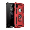 Mey İthalat®  iPhone XS Max Kılıf Sofya Yüzüklü Silikon Kapak - Kırmızı