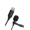 Mey İthalat®  Lightning 2 Metre Double Mikrofon - Siyah