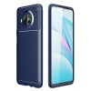Mey İthalat®   Mi 10T Lite Kılıf Auto Focus Karbon Kapak - Lacivert