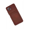 Mey İthalat®   Mİ 11 Lite Kılıf Kelvin Kartvizitli Silikon - Bordo