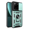 Mey İthalat®   Mi 13T Pro Kılıf Pars Lens Yüzüklü Silikon - Yeşil