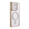Mey İthalat®   Mi 14T Pro Joke Simli Magneticsafe Kılıf - Gold