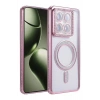 Mey İthalat®   Mi 14T Pro Joke Simli Magneticsafe Kılıf - Pembe