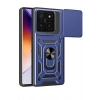 Mey İthalat®   Mi 14T Pro Kılıf Pars Lens Yüzüklü Silikon - Lacivert