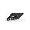 Mey İthalat®   Mi 15 Kılıf Montreal Yüzüklü Silikon Kapak - Siyah