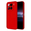 Mey İthalat®   Mi 15 Pro Kılıf Nano içi Kadife Silikon - Kırmızı