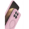 Mey İthalat®   Mi 15T Pro Regal Magsafe Standlı Kapak - Açık Pembe