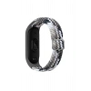 Mey İthalat®   Mi Band 6 Star Kordon - Gri-Siyah