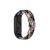 Mey İthalat®   Mi Band 6 Star Kordon - Gri-Turuncu