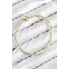 Mey İthalat® Pirinç Charm Topcuk Model Gold Renk Kadın Bileklik