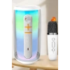 Mey İthalat®  Pluse 6 Mikrofonlu RGB Kablosuz Hoparlör - Beyaz