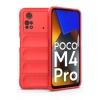 Mey İthalat®   Poco M4 Pro 4G Kılıf Optimum Silikon - Kırmızı