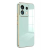 Mey İthalat®   Poco M6 Pro 4G Kılıf Volet Silikon - Açık Yeşil