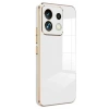 Mey İthalat®   Poco M6 Pro 4G Kılıf Volet Silikon - Beyaz
