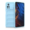 Mey İthalat®   Poco X4 Pro 5G Kılıf Optimum Silikon - Sky Blue