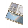 Mey İthalat®   Poco X6 Pro Joke Simli Magneticsafe Kılıf - Gold
