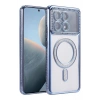 Mey İthalat®   Poco X6 Pro Joke Simli Magneticsafe Kılıf - Mavi