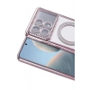 Mey İthalat®   Poco X6 Pro Joke Simli Magneticsafe Kılıf - Pembe