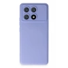 Mey İthalat®   Poco X6 Pro Kılıf Nano içi Kadife Silikon - Lila
