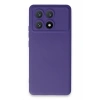 Mey İthalat®   Poco X6 Pro Kılıf Nano içi Kadife Silikon - Mor