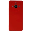 Mey İthalat®  Realme 11 Pro Kılıf Nano içi Kadife Silikon - Kırmızı