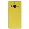 Mey İthalat®  Realme 11 Pro Kılıf Nano içi Kadife Silikon - Sarı