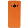 Mey İthalat®  Realme 11 Pro Kılıf Nano içi Kadife Silikon - Turuncu