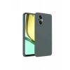 Mey İthalat®  Realme 12 Lite Kılıf First Silikon - Koyu Yeşil