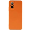 Mey İthalat®  Realme 12 Lite Kılıf Nano içi Kadife Silikon - Turuncu