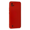 Mey İthalat®  Realme C11 2021 Kılıf Nano içi Kadife Silikon - Kırmızı